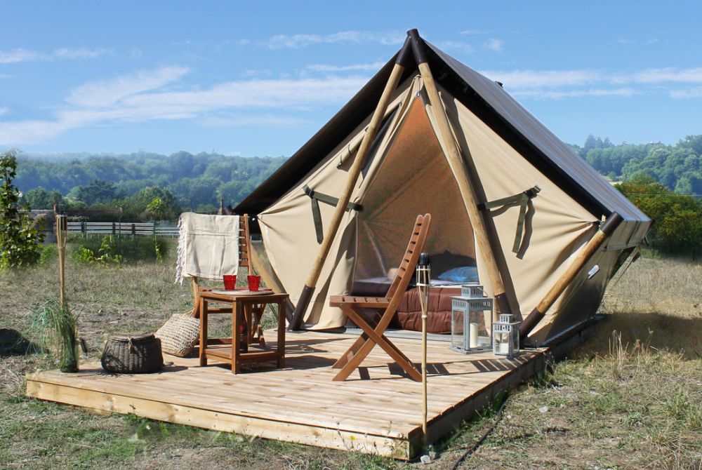 Tente lodge 2 personnes camping Audierne