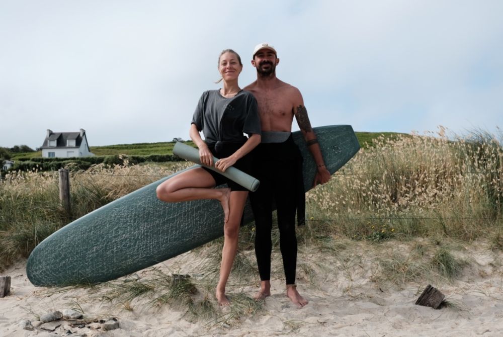 retraite surf et yoga Bretagne printemps Morbihan
