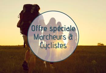 Bon plan hôtel marcheurs et cyclistes Bretagne Sud mobilité douce