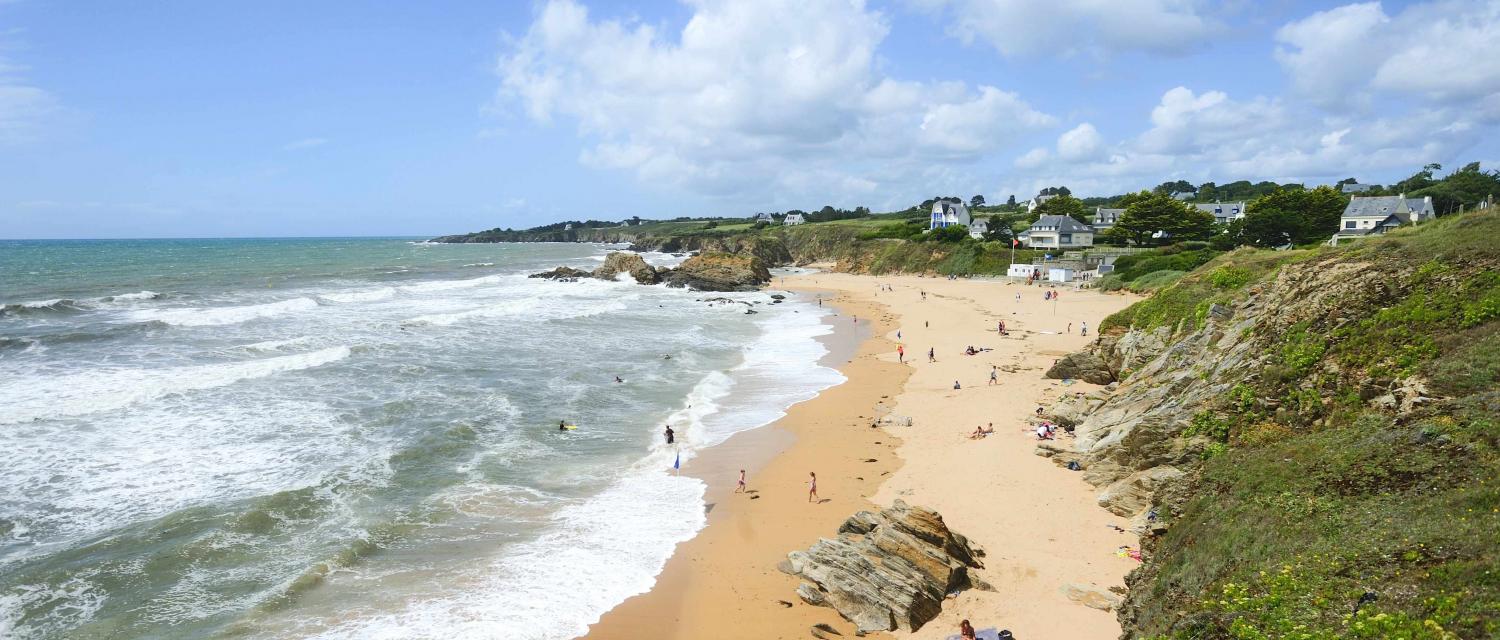 plage en Bretagne - hotel le pouldu