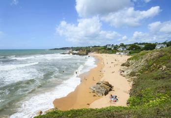 plage en Bretagne - hotel le pouldu