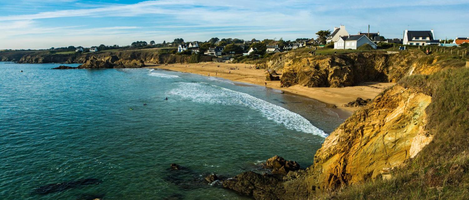 Plage du Kerou Clohars Carnoet Finistère hotel Le Pouldu Naéco Hostels