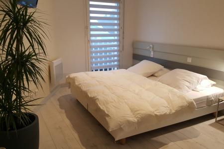 chambre double d'un hôtel naeco - hotel le pouldu